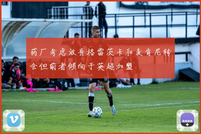 药厂考虑放弃格雷茨卡和麦肯尼转会但前者倾向于英超加盟